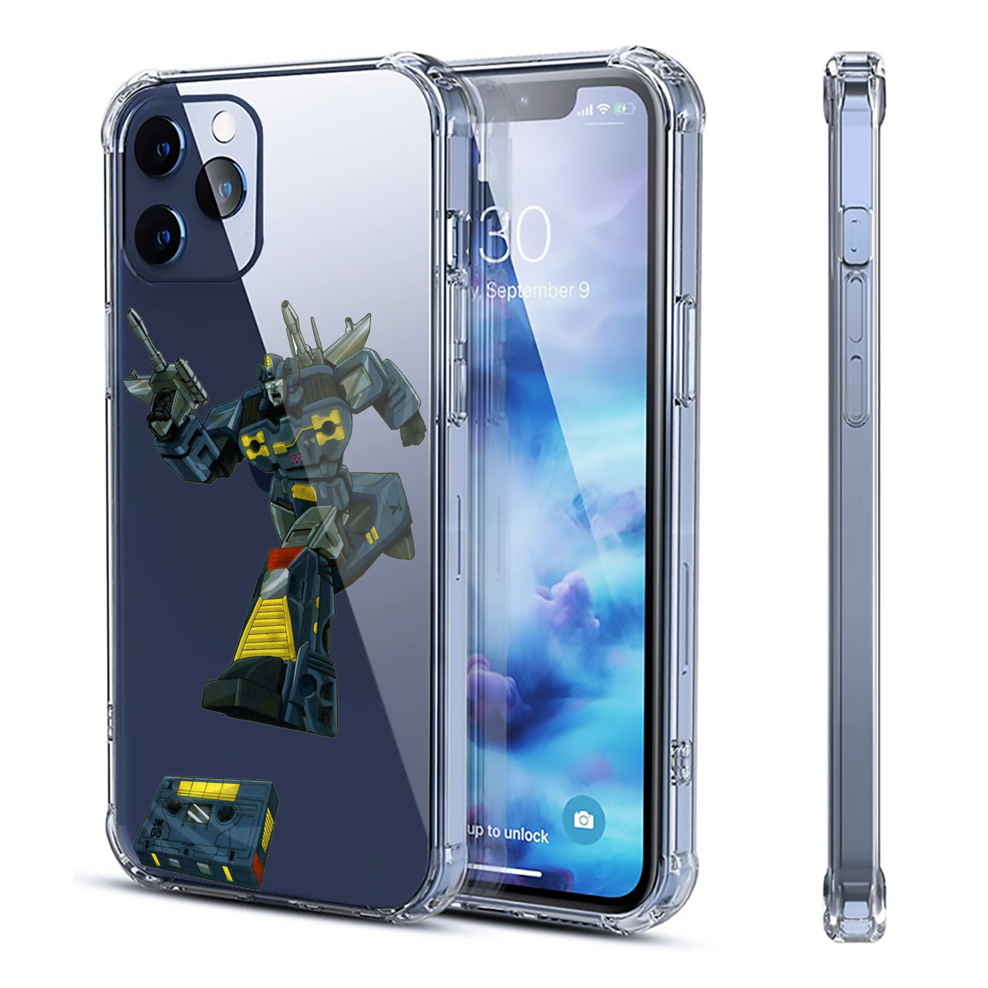 （画像用）  【iPhone 12シリーズ対応】透明スマホケース（クリアソフトケース）